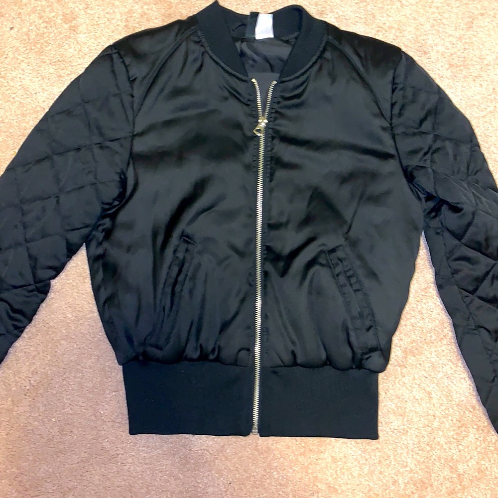 Black Bomber Jacket from H&M Divided